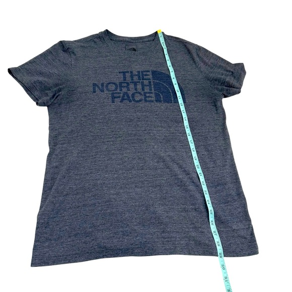 The North Face Large Men’s Half Dome Logo Heather Blue T-Shirt - Picture 6 of 8